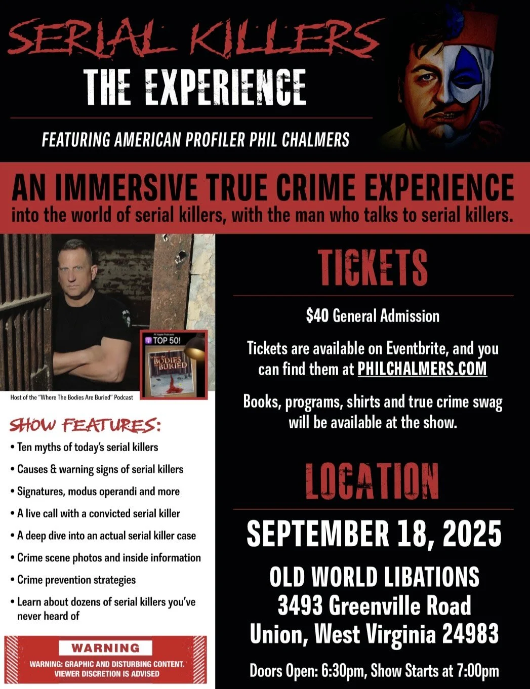 Serial Killers - The Experience with Phil Chalmers