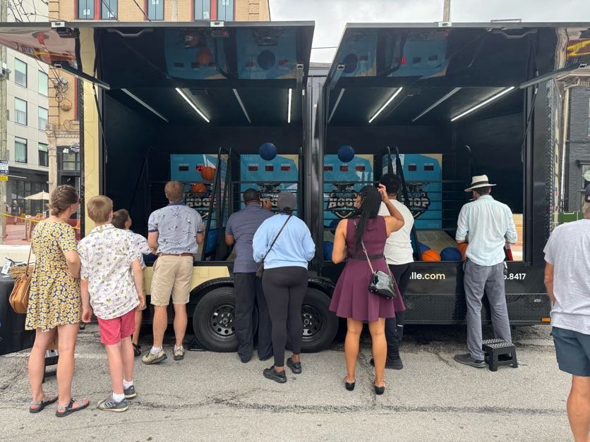 Make Your June Event Unforgettable with Hoop Louisville’s Mobile Arcade Basketball Trailer