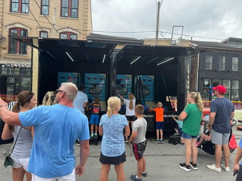 Celebrate Father’s Day and Summer Fun with Hoop Louisville’s Mobile Arcade Basketball Trailer