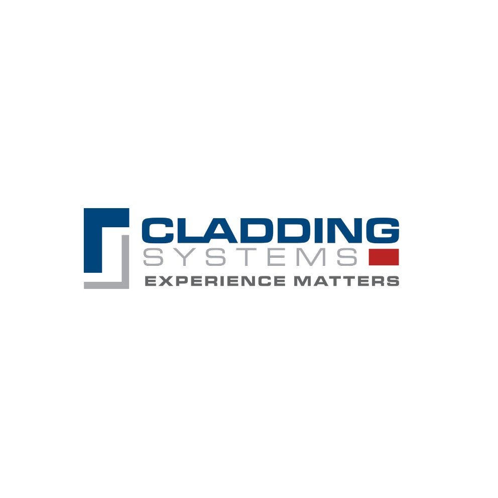 Cladding Systems logo with the tagline 'Experience Matters' in black text.