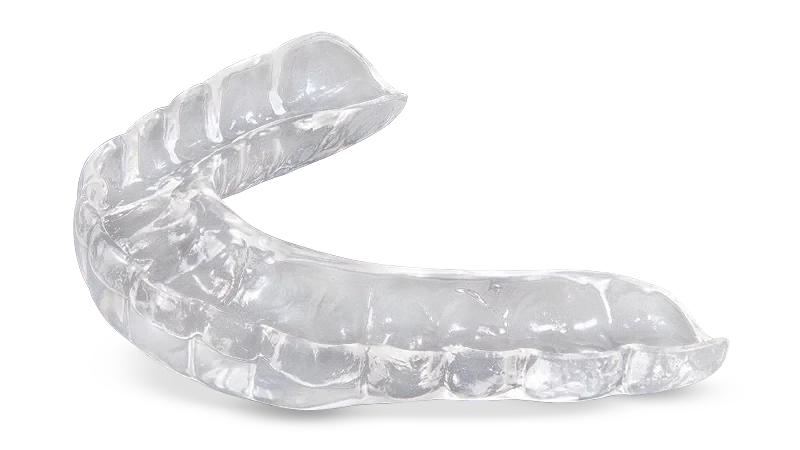 Clear custom night guard (occlusal guard)