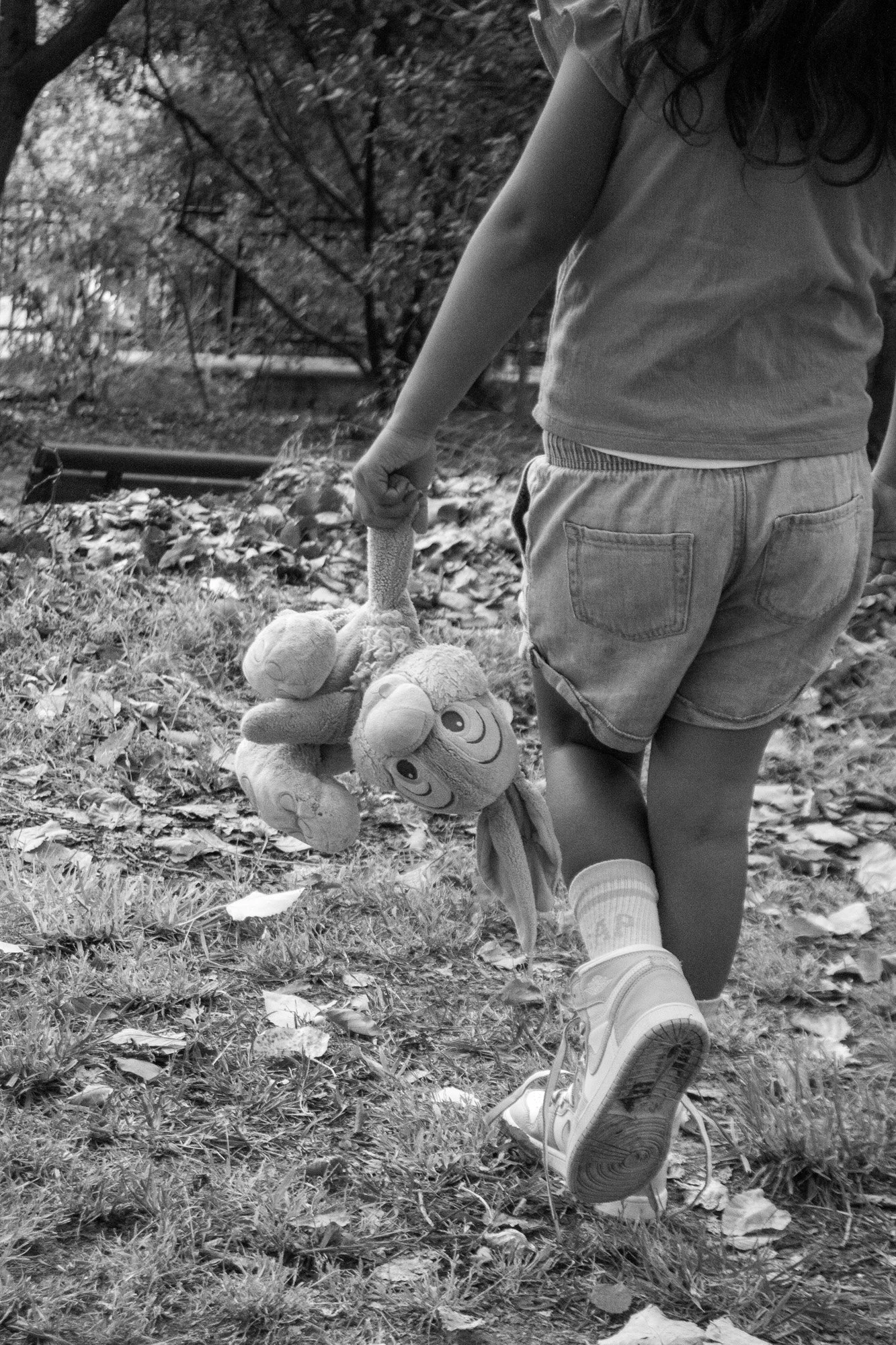 Thumper… , 2024, Inkjet print, 27 ½ x 19 ¾ inches.
 
 
On a rare day away from the hospital, my mother took us to the Disney store. As a child, I didn’t understand our financial struggles—I only saw the things I wanted. My eyes caught a glimpse of b