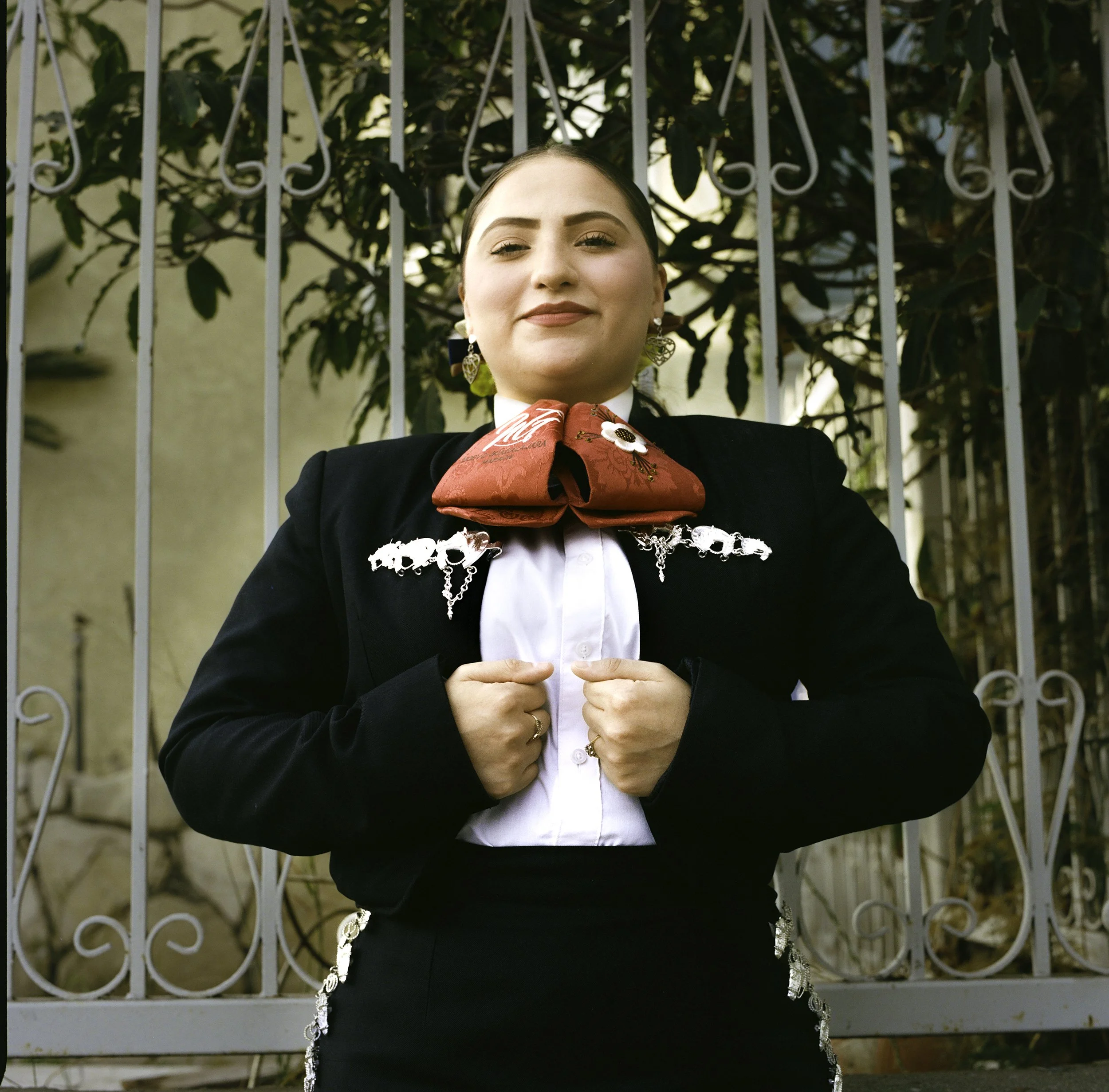 Fernanda Cisneros, 2026
 
16 x 16 inches
 
 
Third-generation mariachi musician. Member of Mariachi Nuevo Guadalajara