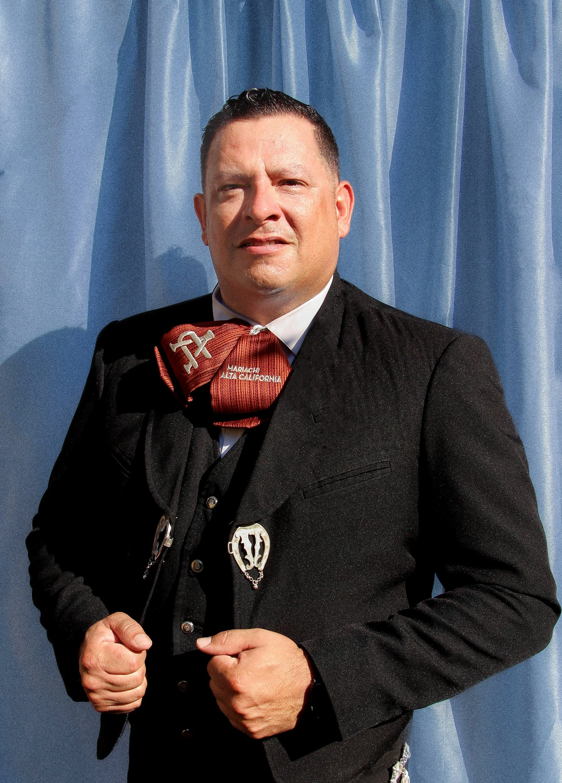 Carlos Viallobos, 2026
 
27½ x 19¾ inches 
 
 
Second-generation mariachi musician. Director of Mariachi Alta California. 