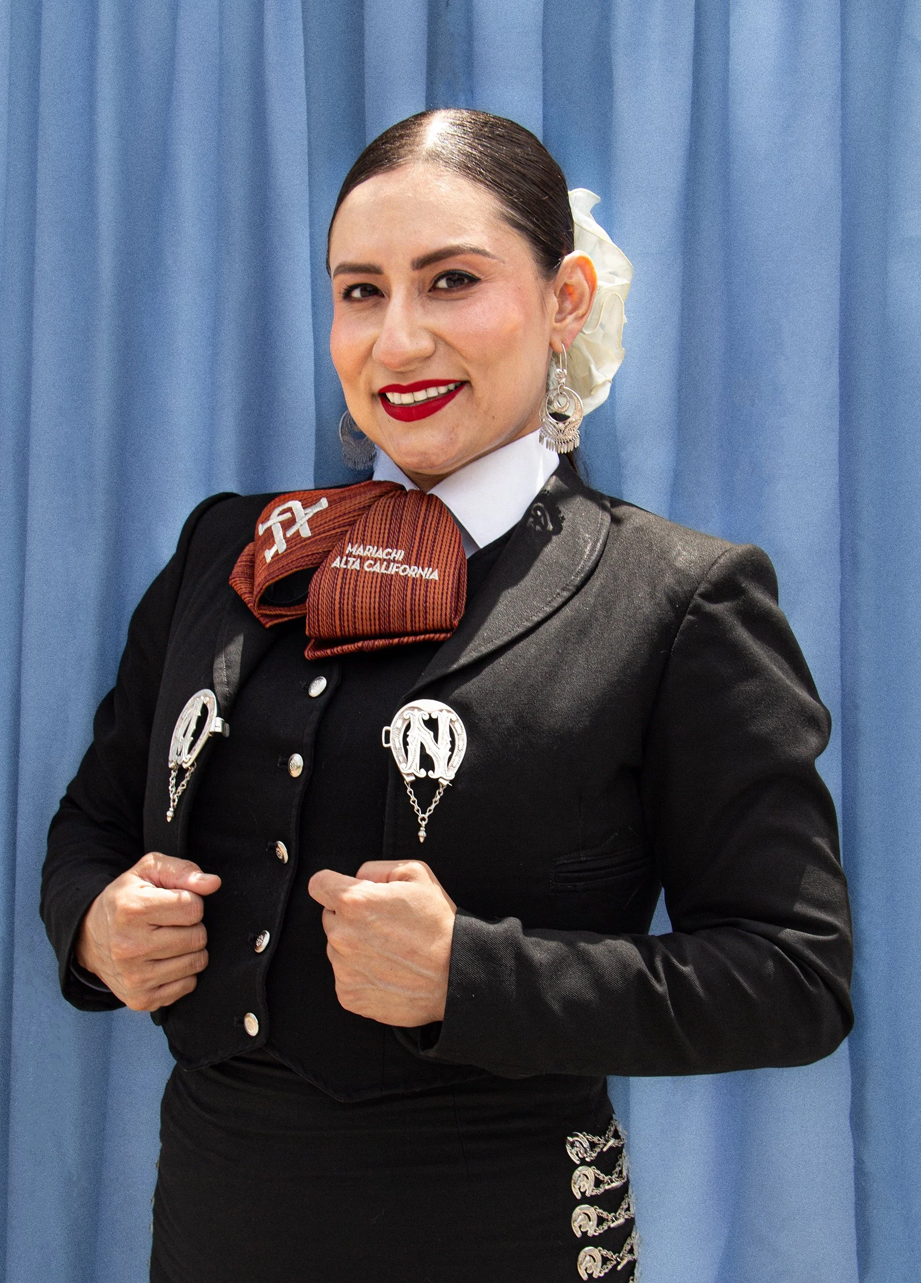 Anisette Noperi, 2026
 
27½ x 19¾ inches 
 
 
Second-generation mariachi musician. Member of Mariachi Alta California.