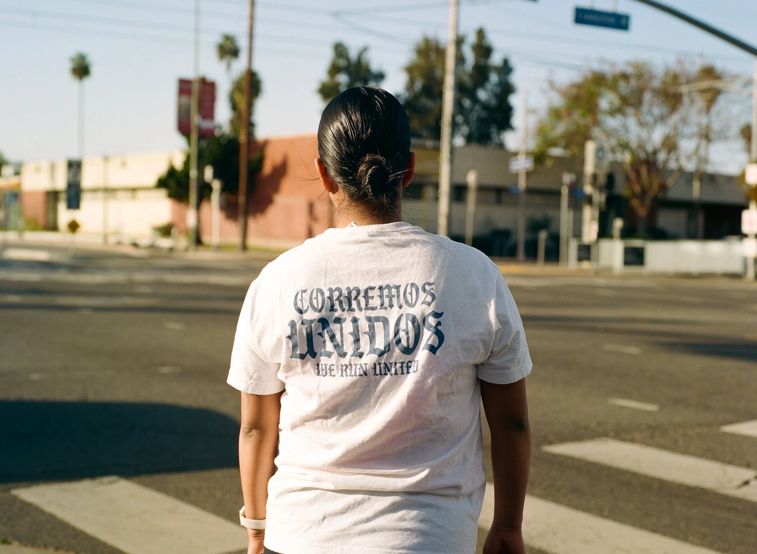  Comunidad unida , 2026, Medium format film, 16x20 inches 
 
 
“We Run United” – Oaxacali Run Club creates space for Oaxaqueños in diaspora. 
After starting the first chapter in Los Angeles, they have begun branching out throughout California, establ
