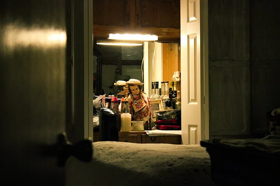  Entrance to the Unknown , 2023, Inkjet Print, 16 x 20 inches.
 
 
I used to be scared of what was inside this door. I was always careful with how I viewed myself because of what the people inside here might say.
 
 
I don’t feel that way anymore.  T