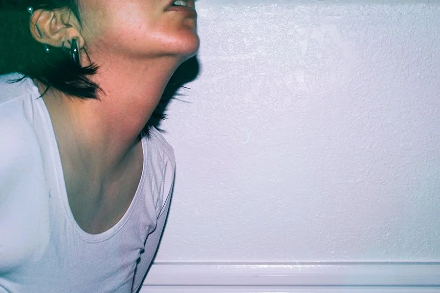  Gluttony , 2025, Inkjet print, 19 ¾ x 27 ½ inches.
 
 
I have a need and a desire to change and transform. To become someone new, something more, something I can’t quite elaborate. 
 
 
Stuck in place for too long, I am dissatisfied and frustrated.