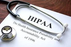 Image of HIPAA document and a  statoscope