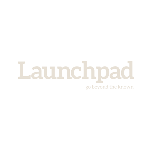 Launchpad logo with the slogan 'go beyond the horizon' underneath