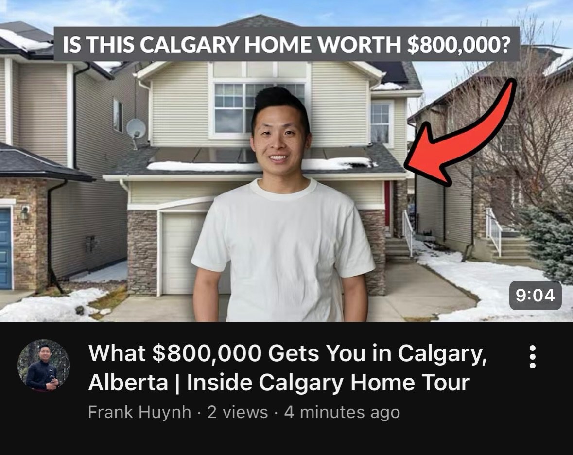 Let&rsquo;s be frank &mdash; Here&rsquo;s what $800K gets you in Calgary! Full video on my YouTube Channel @frankhuynh 

🏡 Price: ~$798,000
🛏 Bedrooms: 3
🛁 Bathrooms: 3
📍 Neighbourhood: Cougar Ridge

In this tour, I break down what this price poi