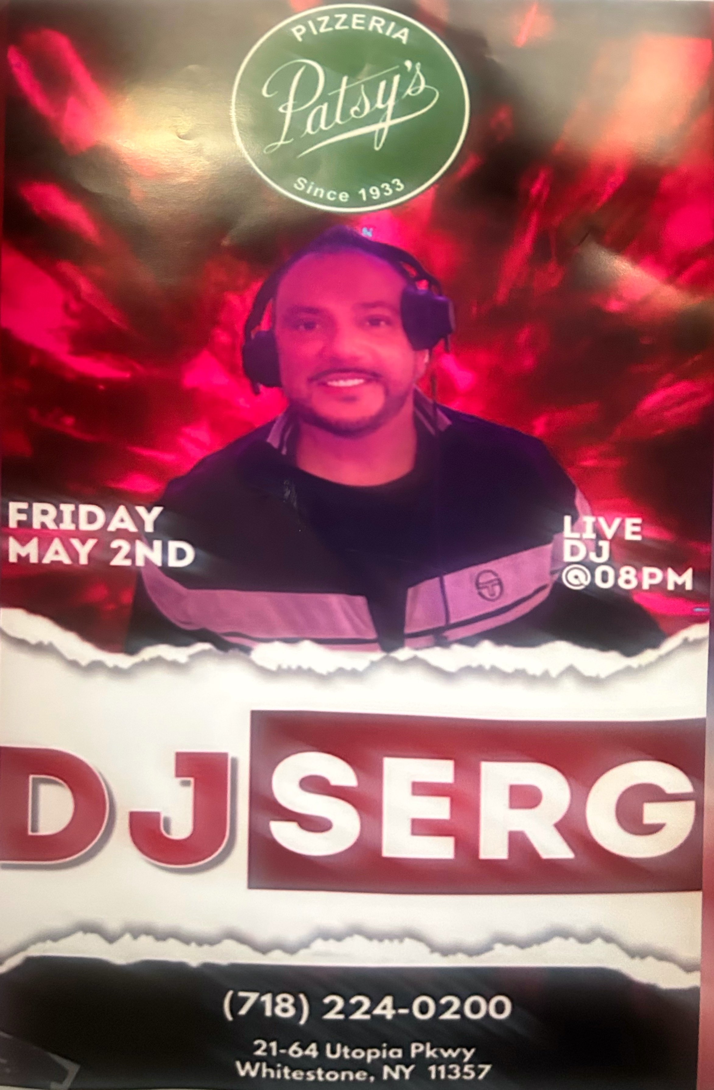 Pasts's: DJ Serg Event