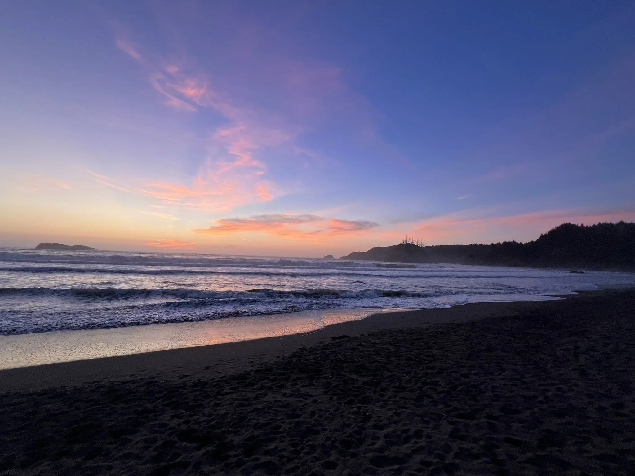 Sunset at Trinidad Beach