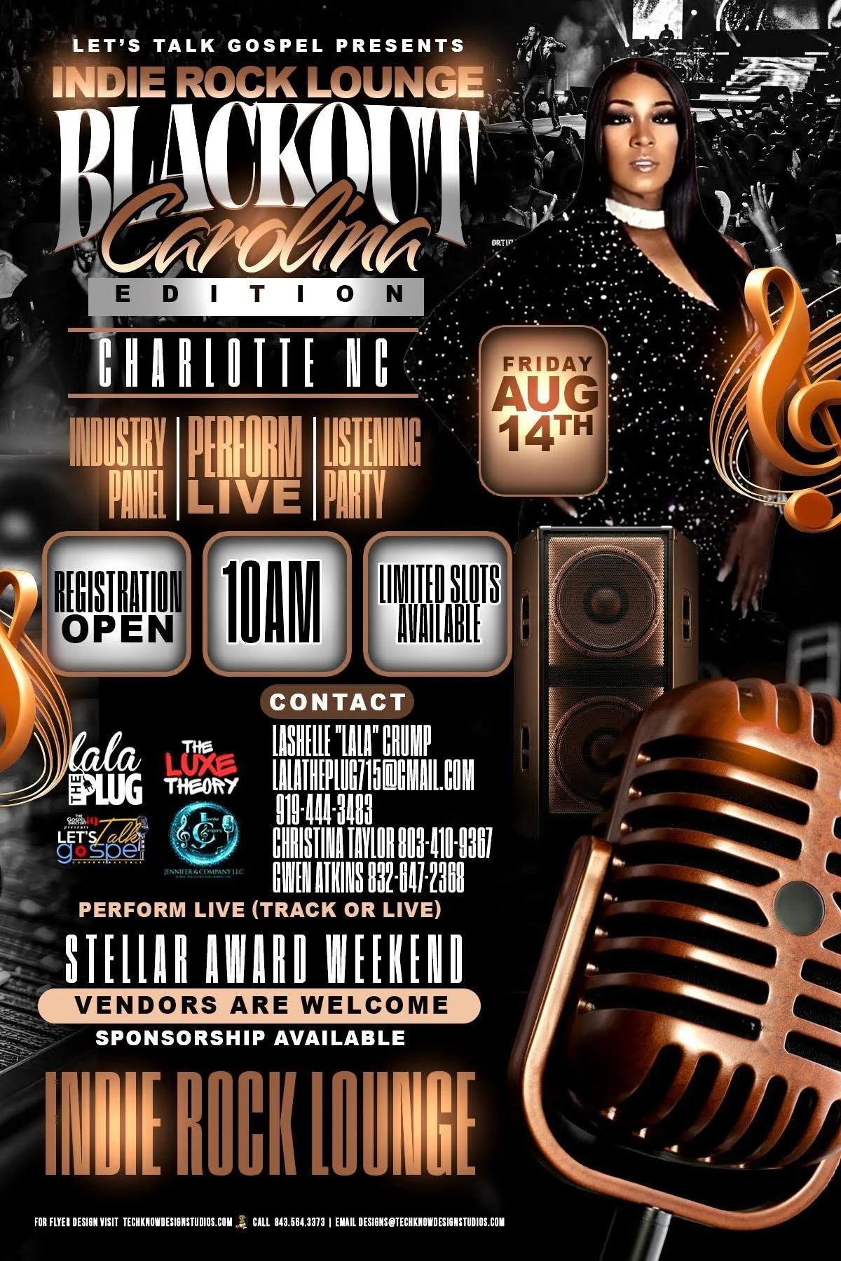 Indie Rock Lounge Blackout Carolina Edition (Stellar Award Showcase) 