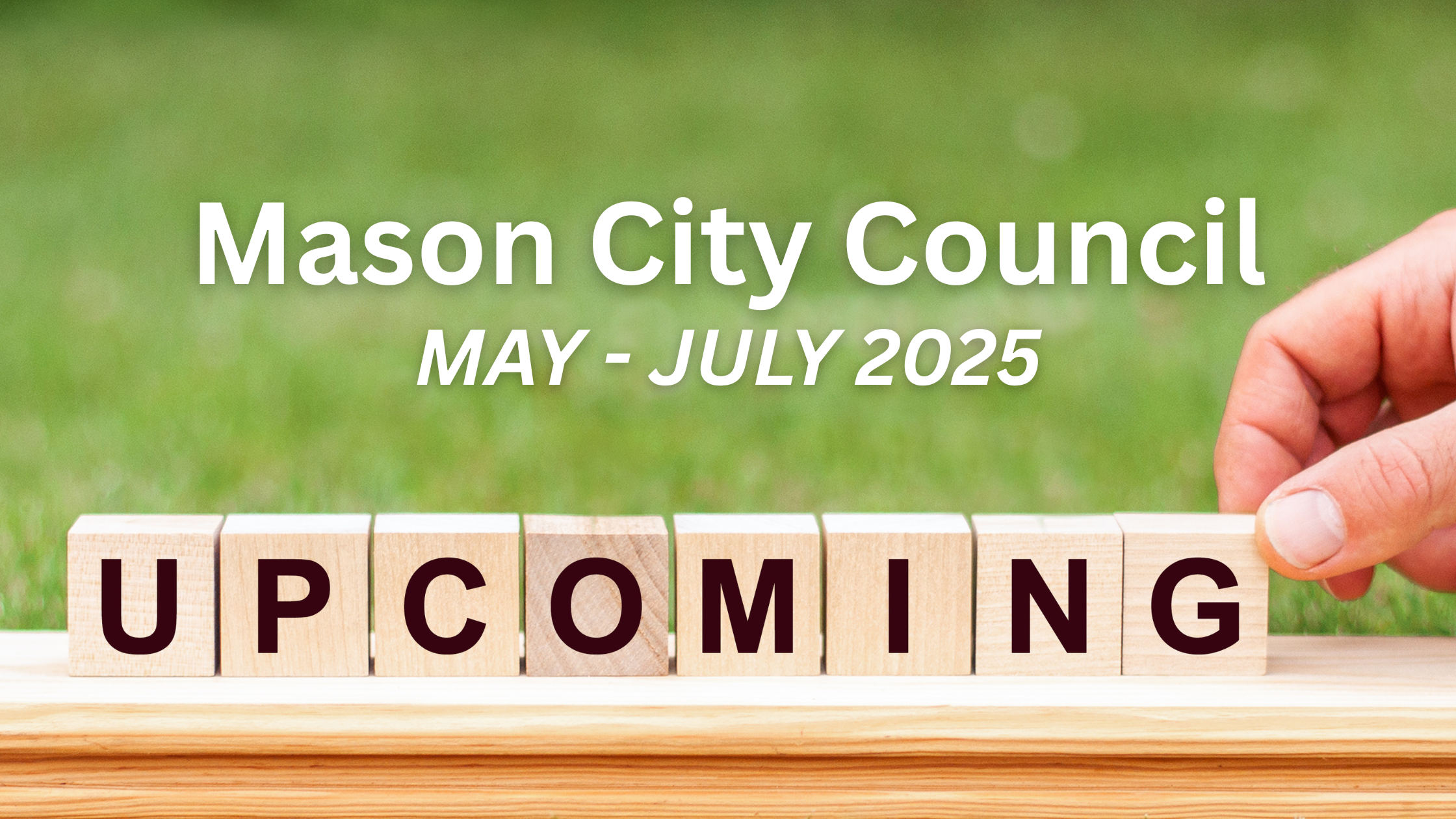 Council &amp; Committee Meeting Schedule: May - July 2025