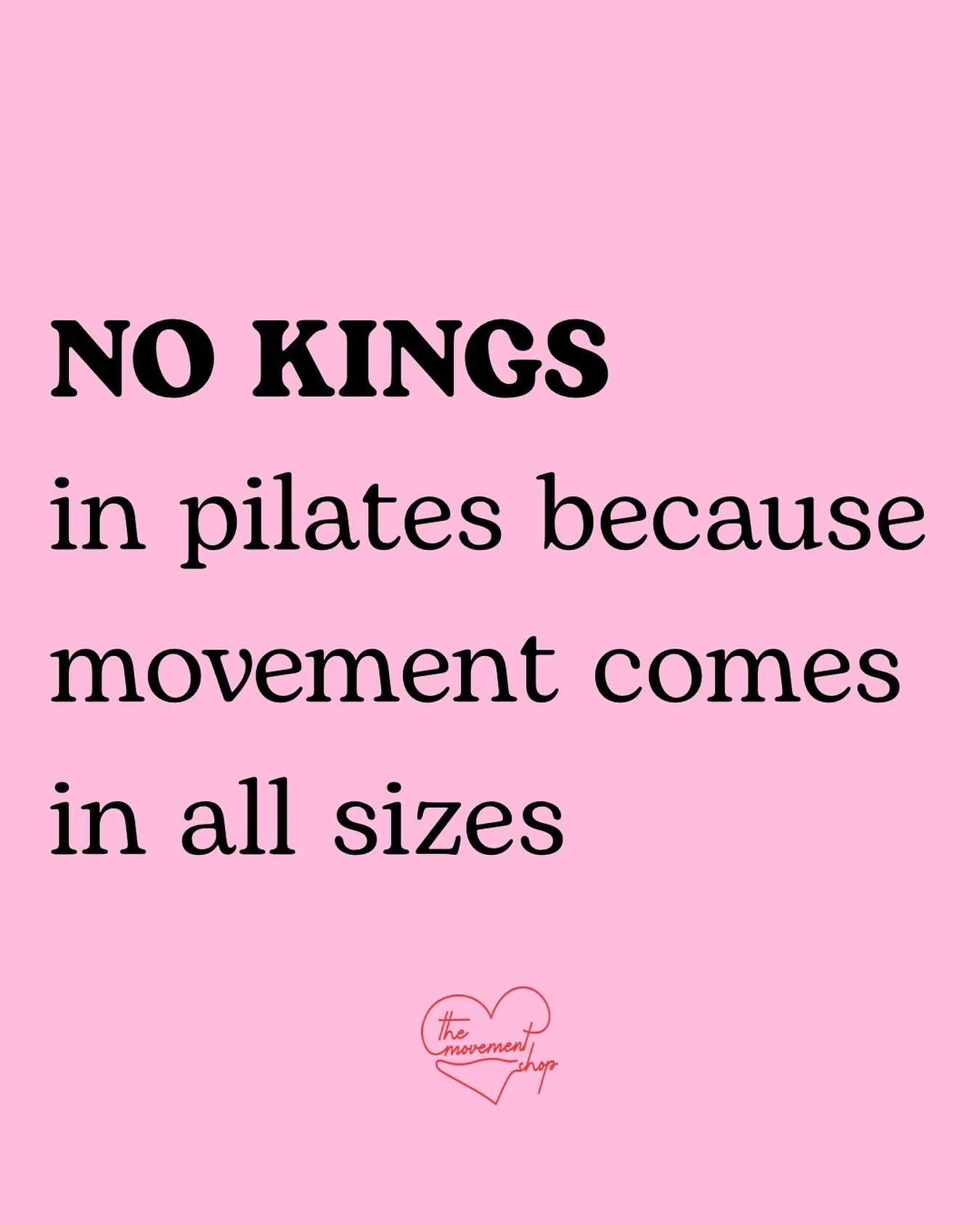 Stop trying to make monarchy happen 

#pilates #nokingsday #movementcomesinallsizes #movementismedicine #pilatesteachers #pilatesteachertraining #pilatesinstructor
