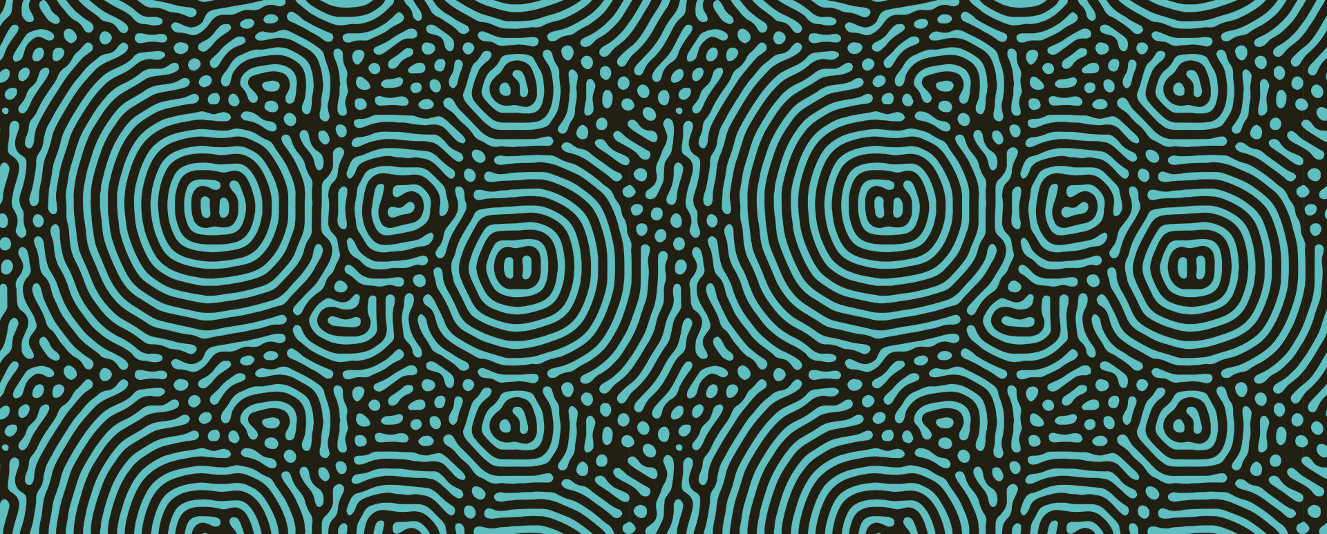 Circle pattern over baby blue background