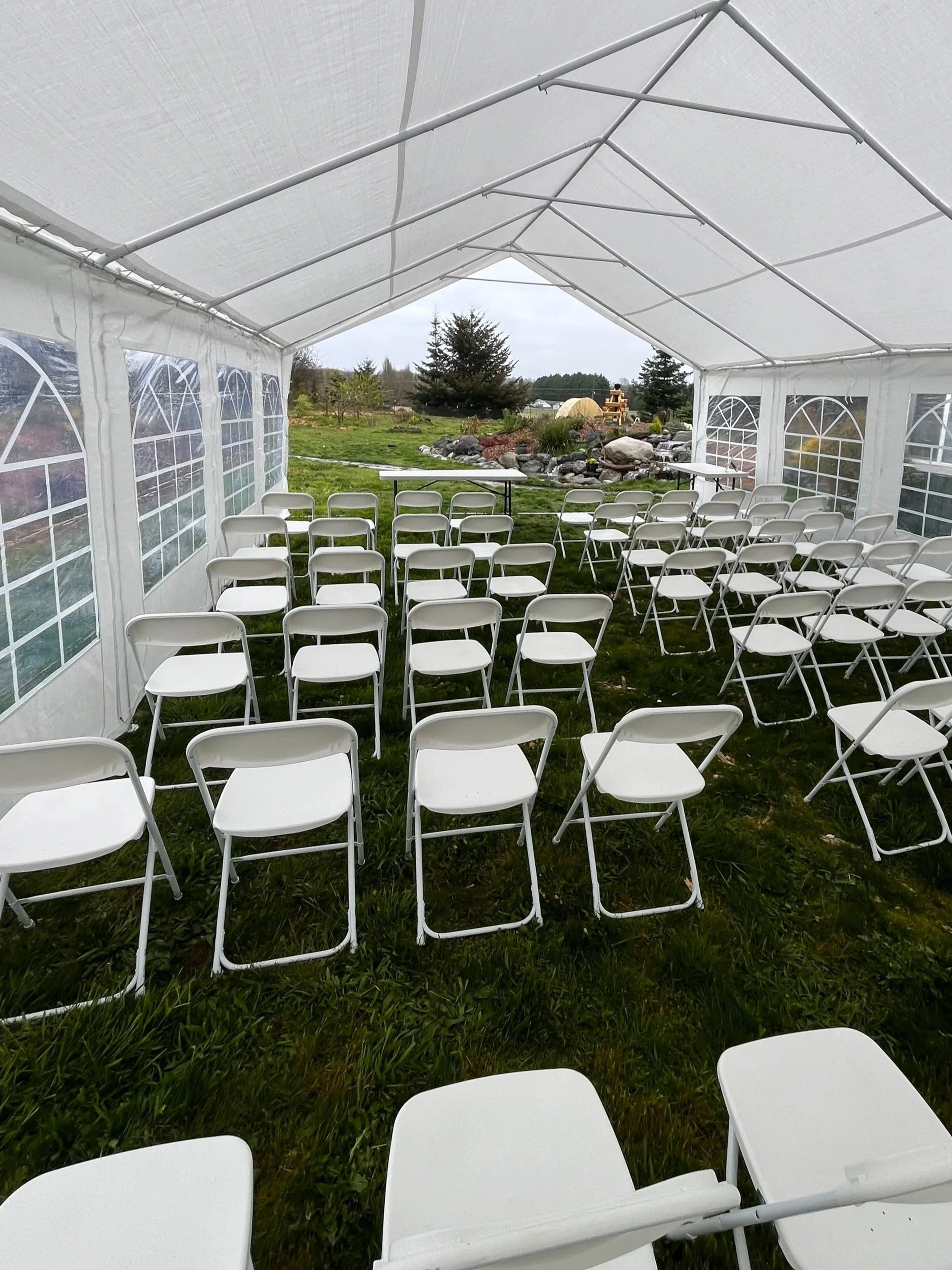 White Folding Chair