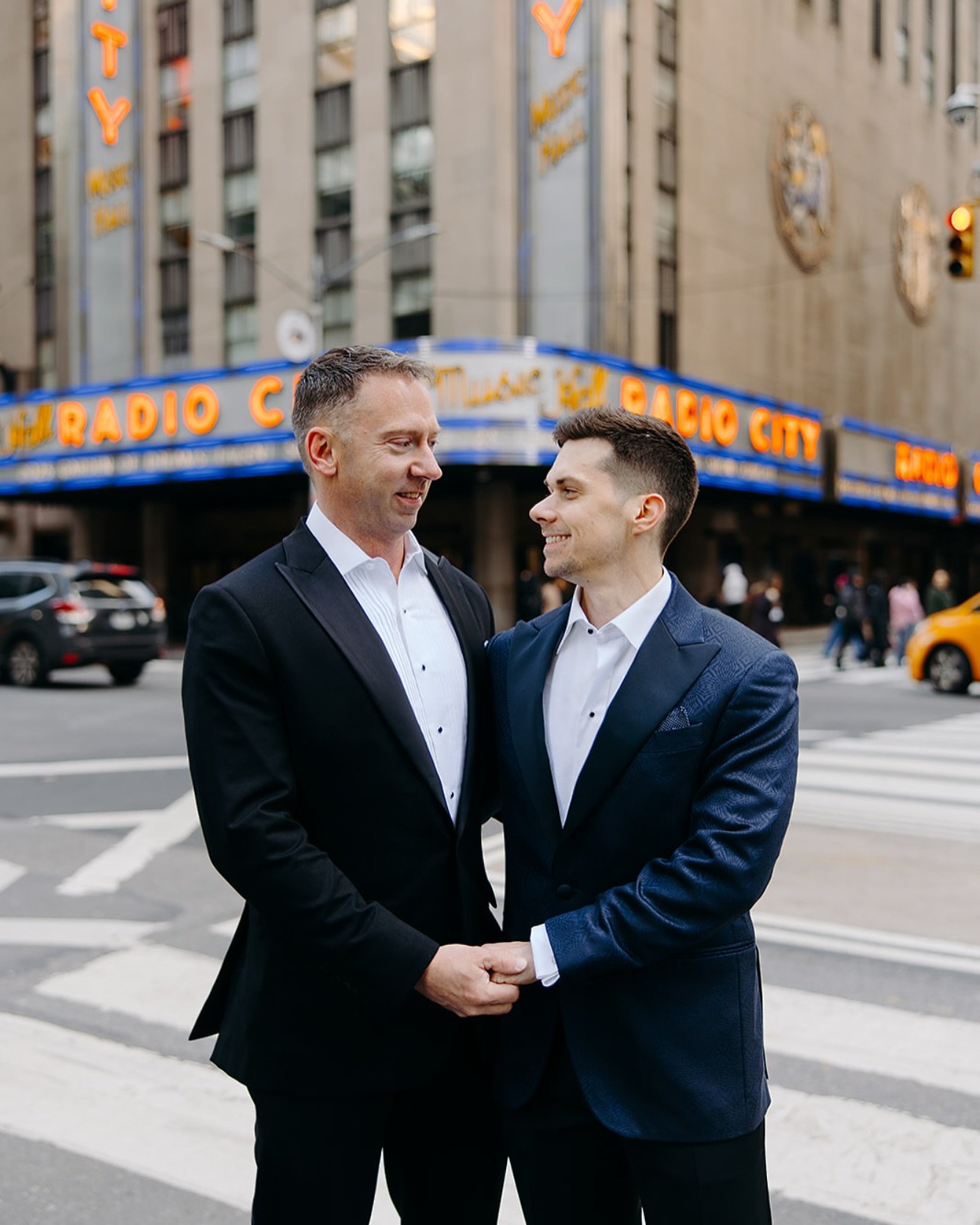 Married in style, with Radio City as their witness. Congrats, Bryan + Danny!! 
.
.
.
.
#nycweddingphotographer #nycwedding #weddinginspo #radiocitymusichall #weddingday #nyweddingphotographer