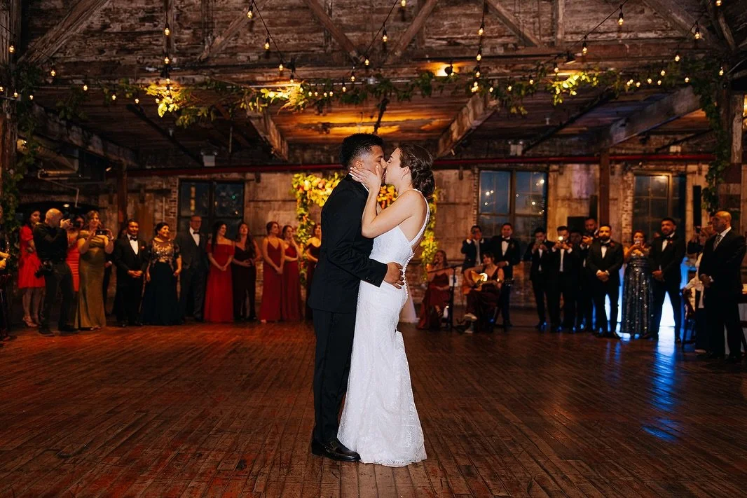 Some wedding reception classics at @greenpoint_loft from Russel + Deb&rsquo;s day 🤍 #nycweddingphotographer #greenpointloftwedding #nycweddings