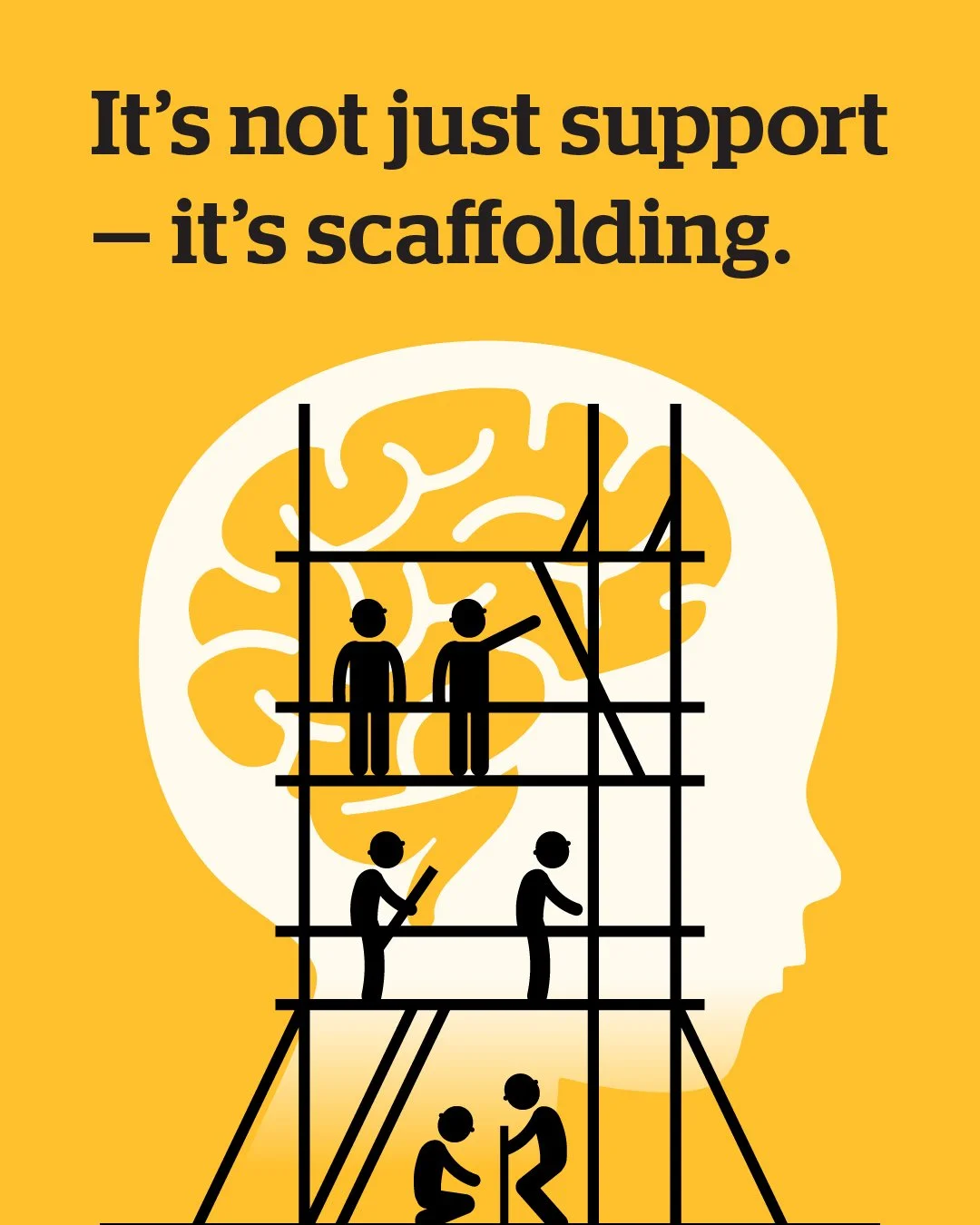 Teachers help construct the brain’s control centre.