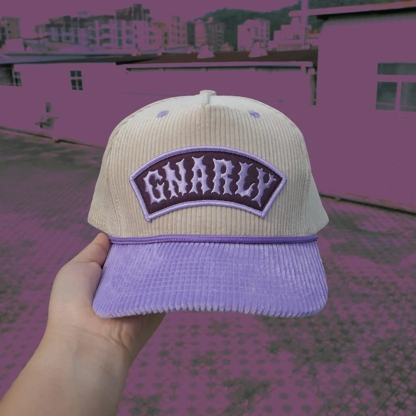 Gnarly Corduroy Two-tone Snapback Hat