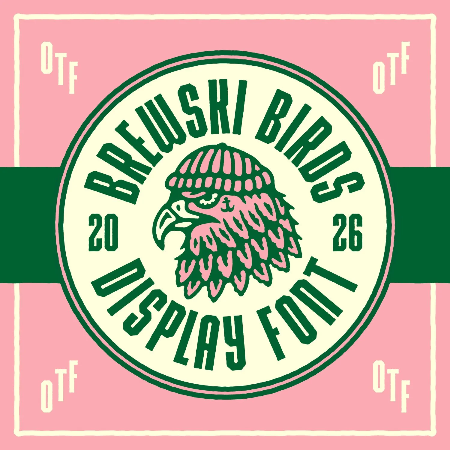 Brewski Birds TB Display Font