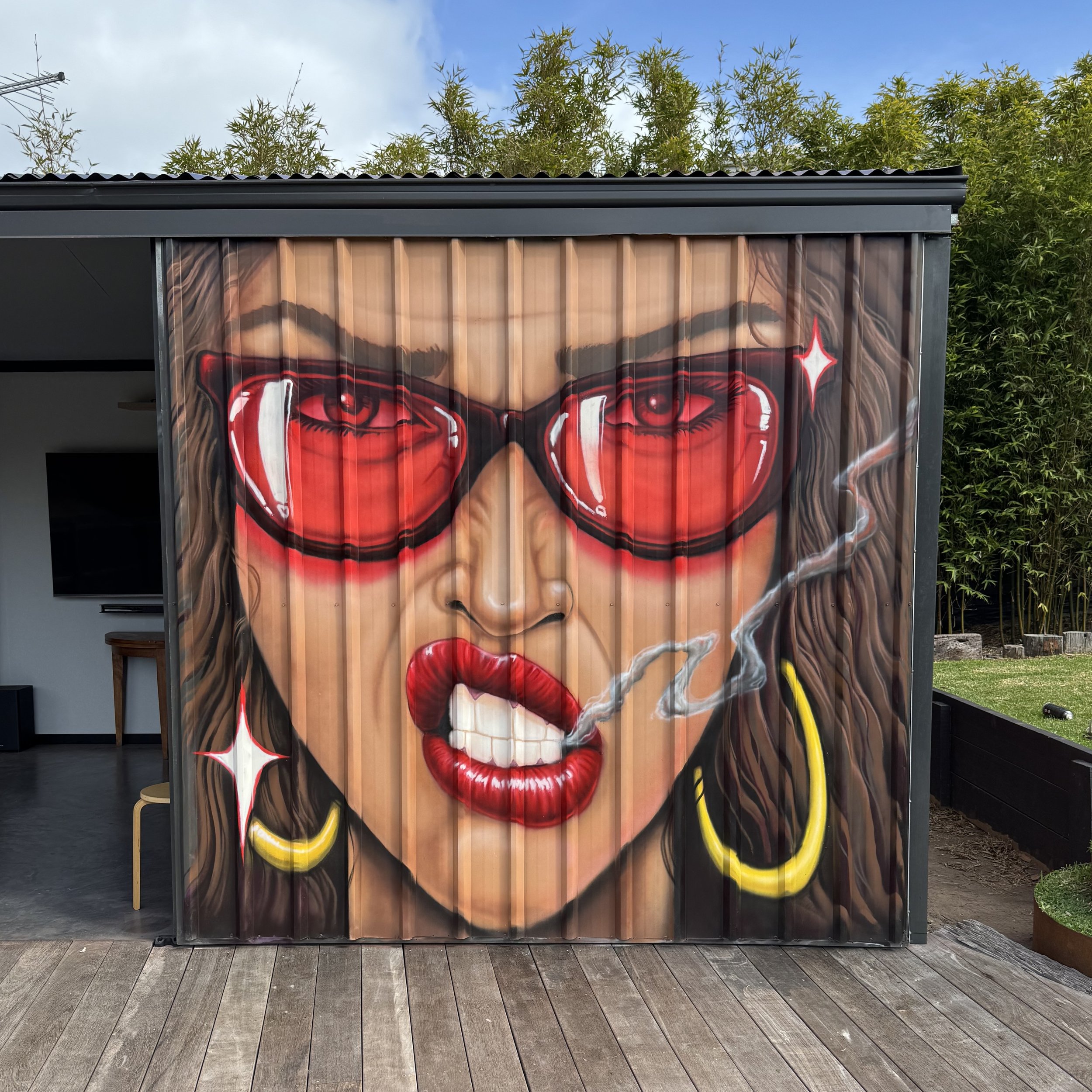 Nick's Mancave Mural