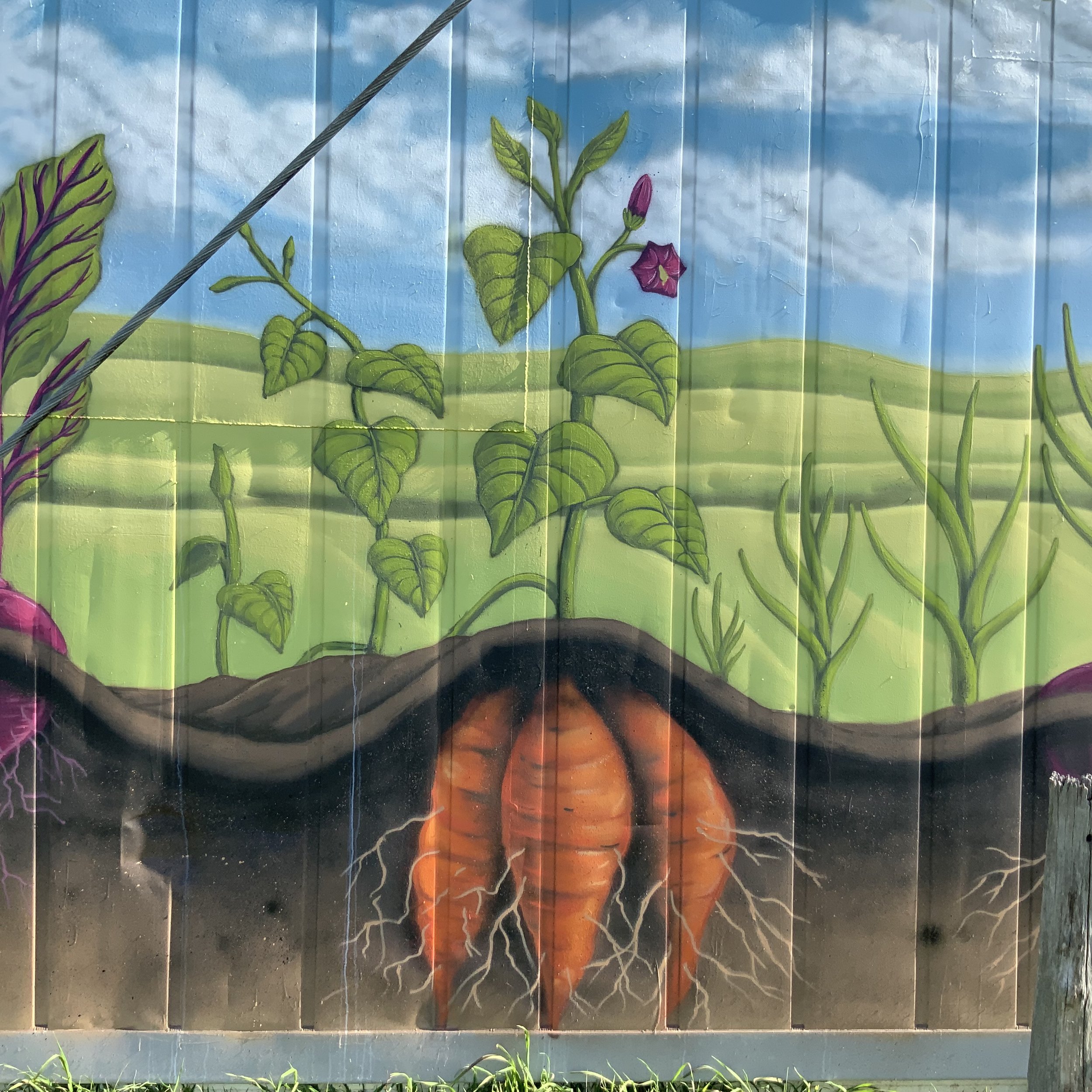 Food For Change Container Mural