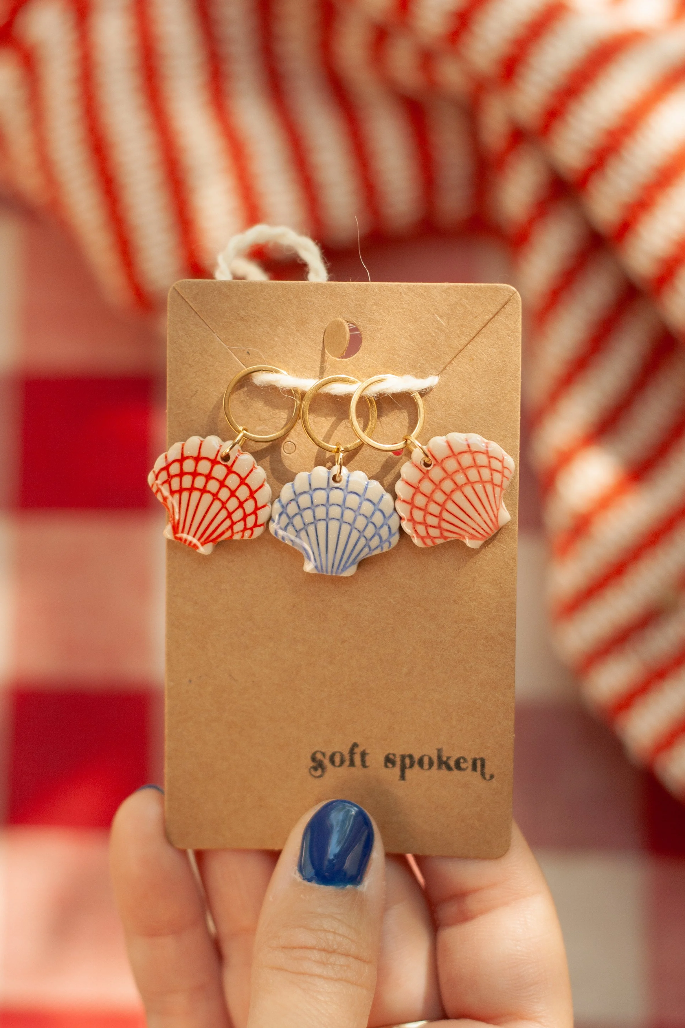 Seashell Stitch Marker Set