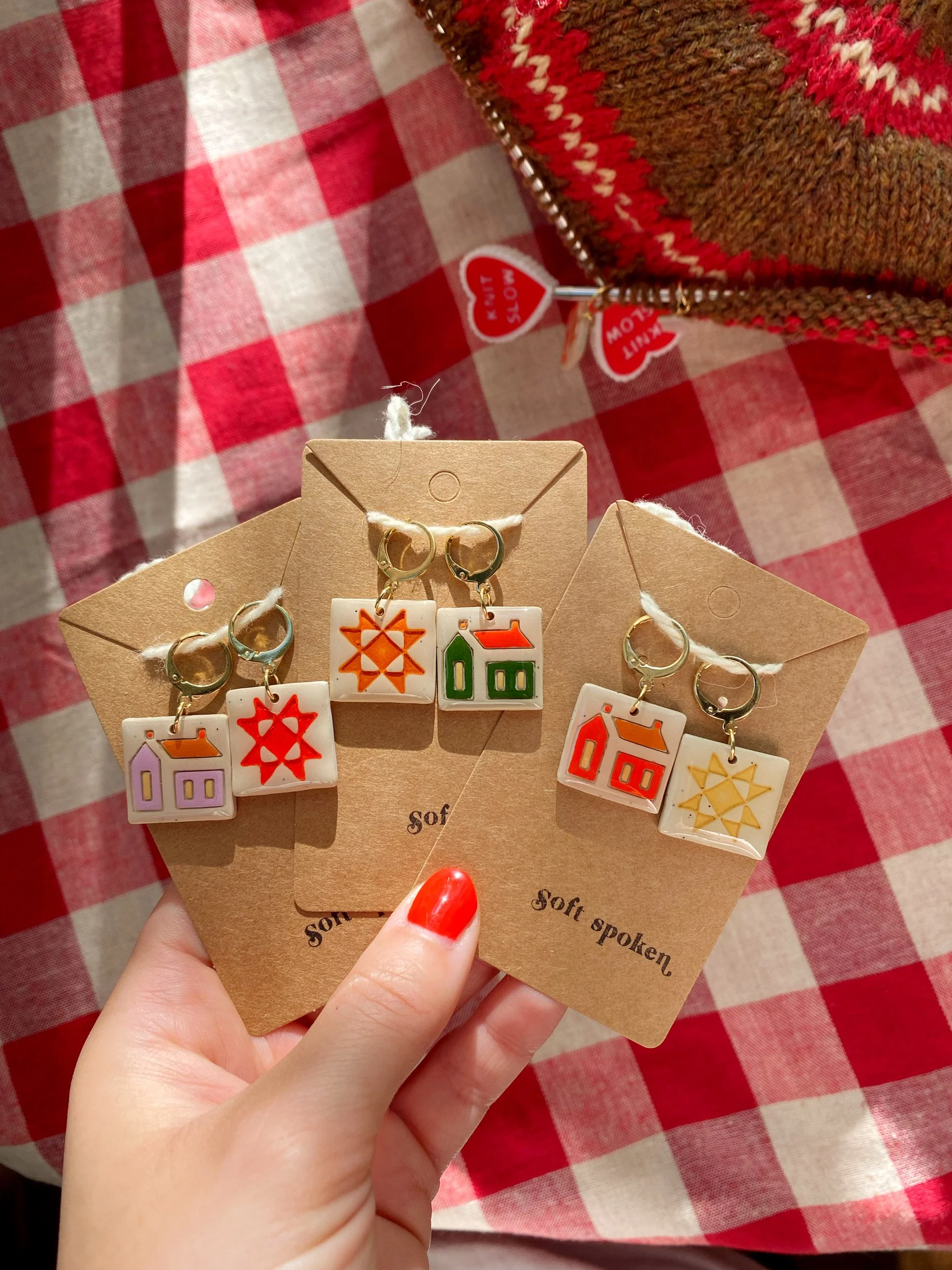 Schoolhouse and Ohio Star Progress Keeper Set