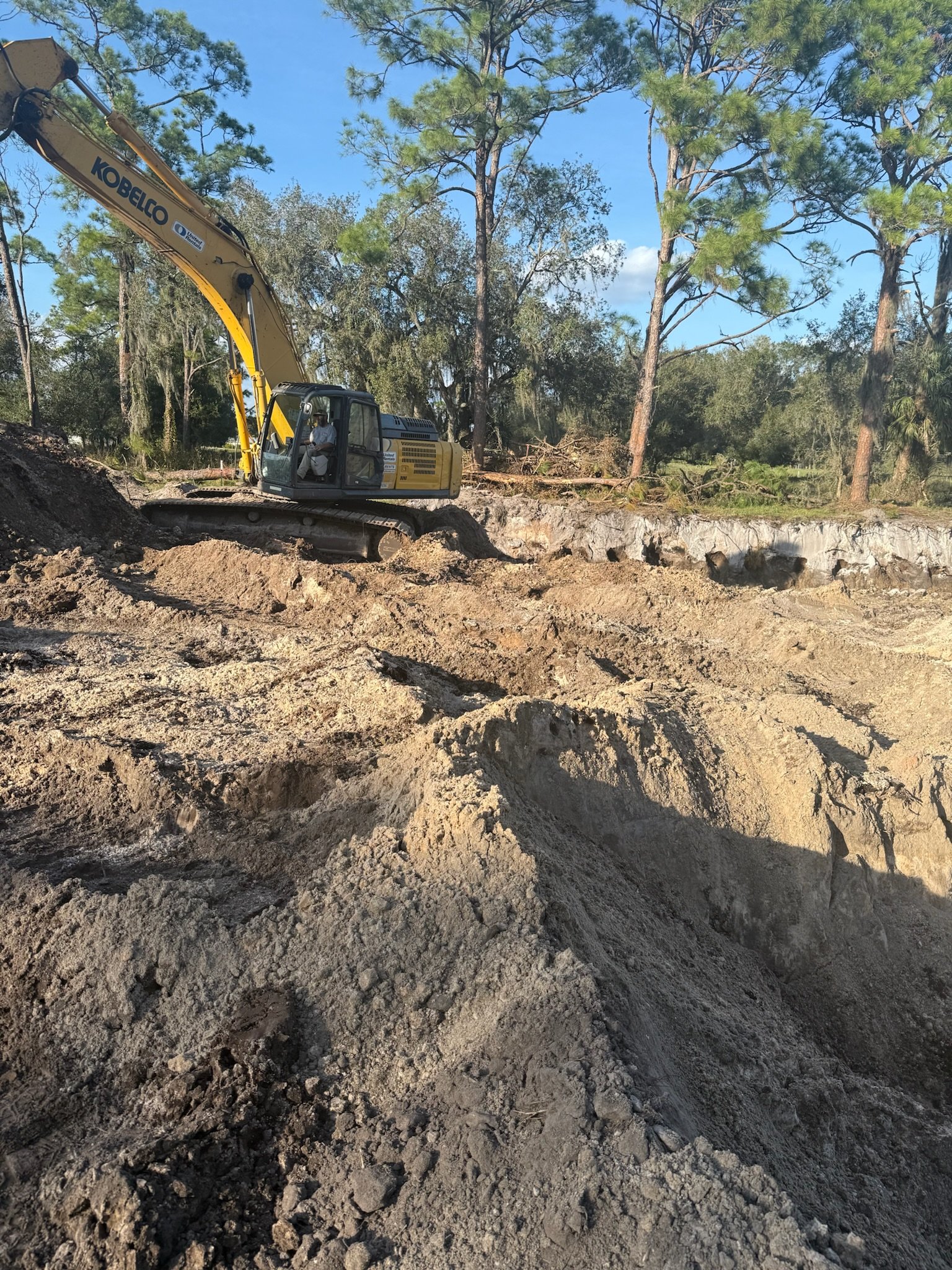 Start of a Foundation for a 350' SST in Florida