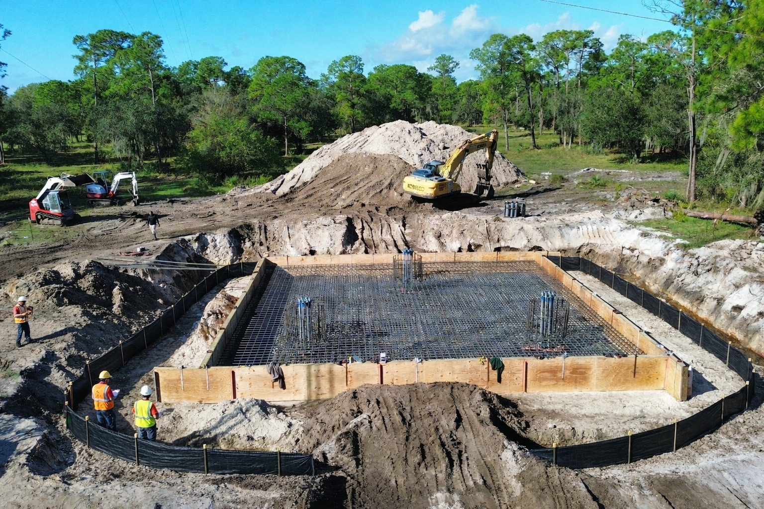 Rebar Complete for a 350' SST in Florida