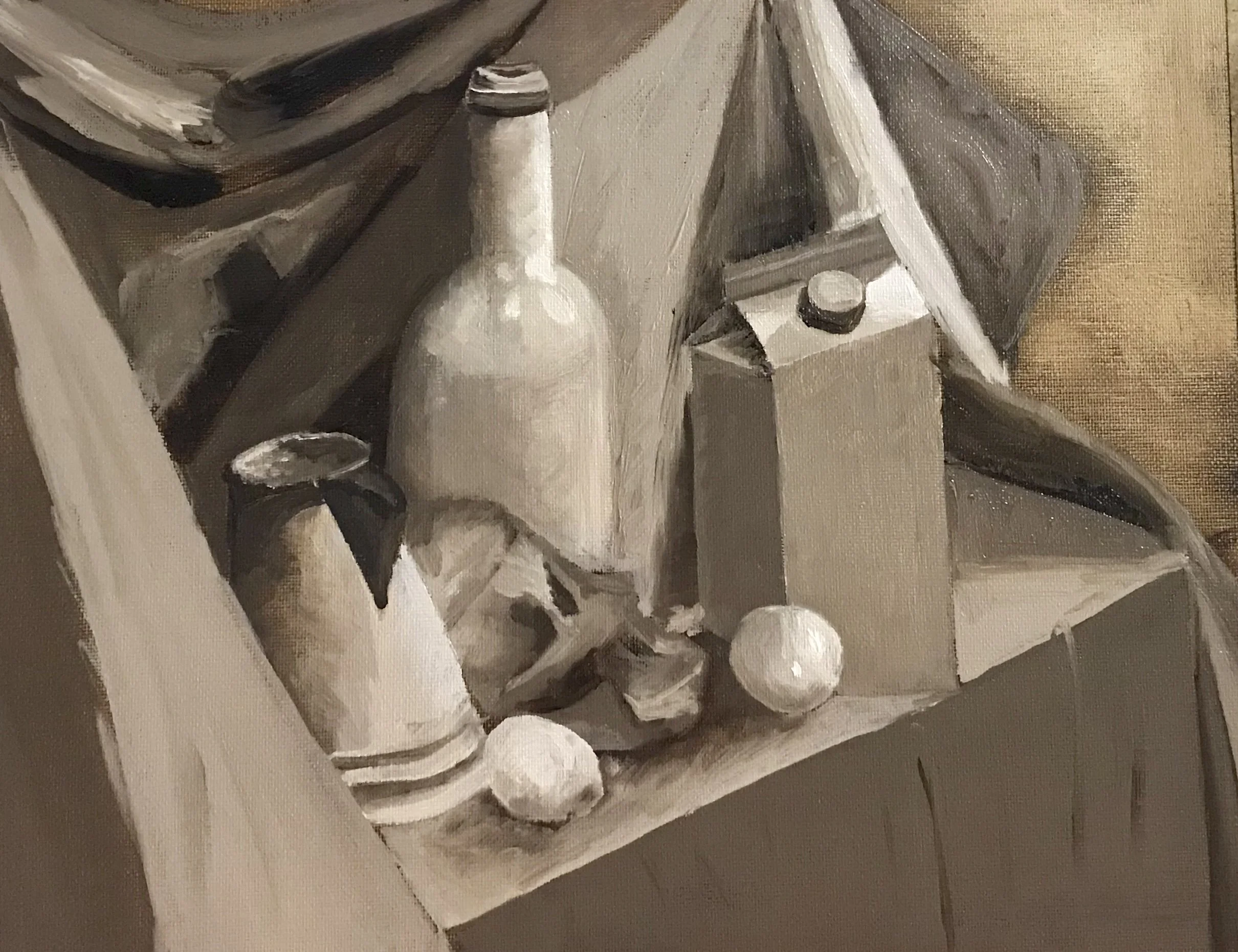 'Kitchen Still Life 01' | 24 x 16, Acrylic on Canvas