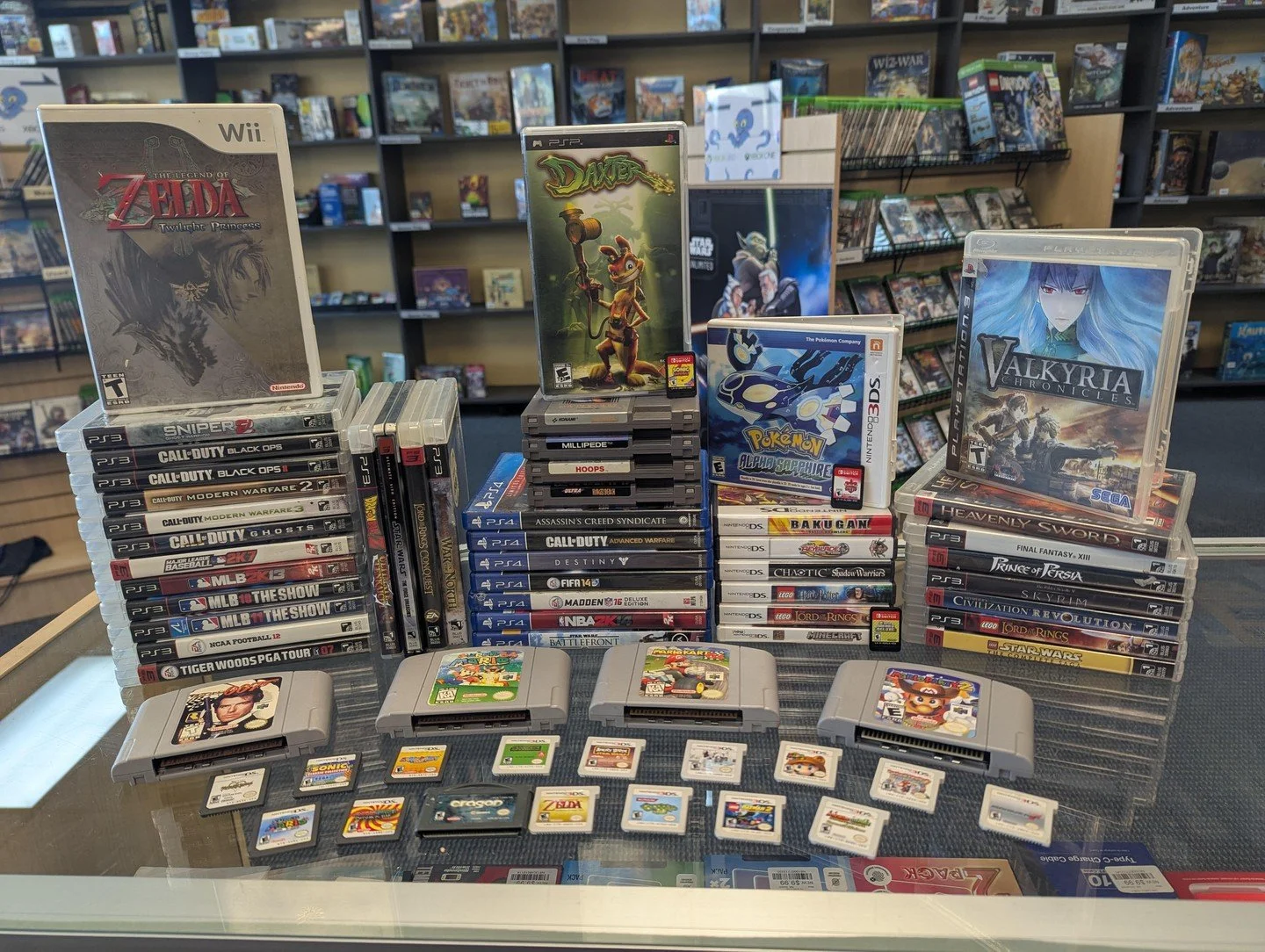 We have a huge trade-in going out today including PS3 &amp; PS4 titles, and Nintendo titles like Mario, Zelda, 007, Pok&eacute;mon and more!