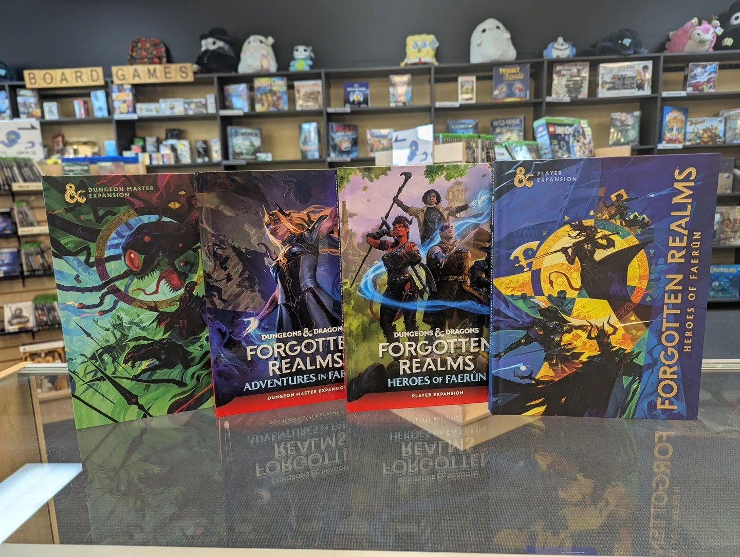 We have the new Forgotten Realms Heroes of Faerûn and Adventures in Faerûn in stock now! Explore the new magics and lands this new Dungeons and Dragons expansion has to offer.