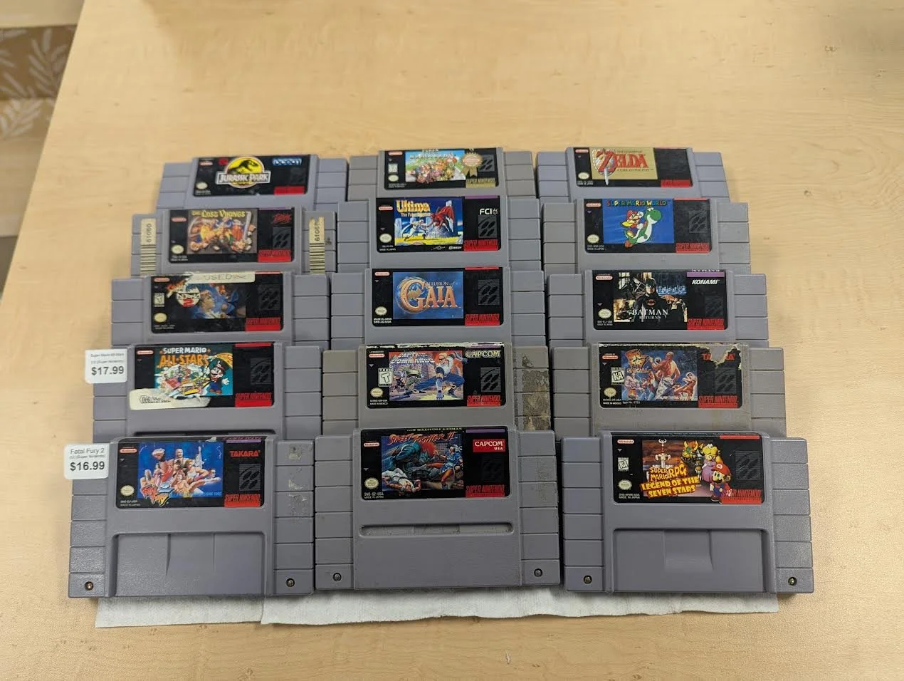 More amazing Super Nintendo games available! Many rare and hard to find titles now in stock.

#SNES #Nintendo #shoplocal #mountvernonOH
