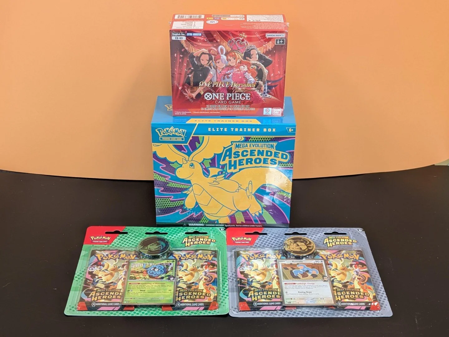 Unleash your inner collector with the ultra-rare trading card games hitting our shelves NOW! Get your hands on the electrifying Pok&eacute;mon Ascended Heroes and the exclusive One Piece Extra Booster Heroines Edition before they're gone! The hunt is
