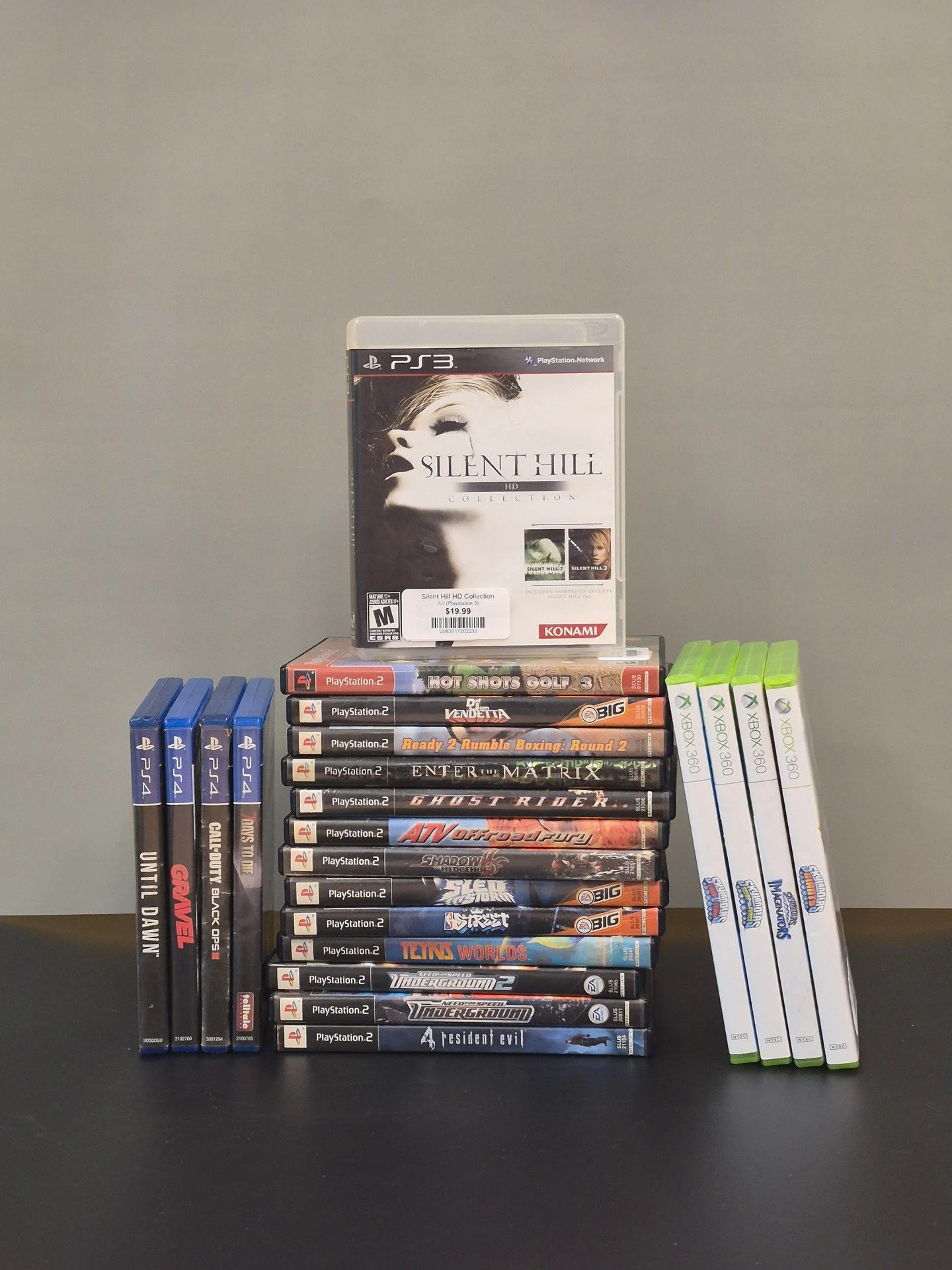 Need to refresh your game collection? We have some trade-ins ready to go out - including a PS3 Silent Hill Collection, which has the original Silent Hill 2 AND Silent Hill 3 games!

#shoplocal #playstation2 #playstation4 #Xbox360 #SilentHillCollectio