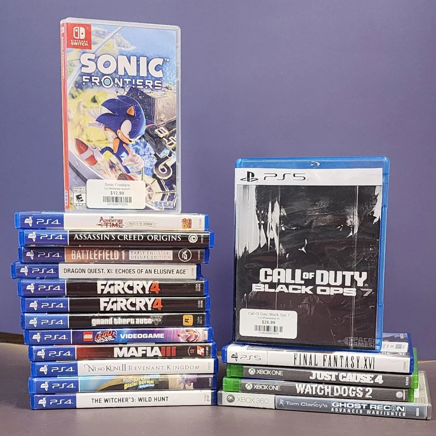 Come check out our latest trade-ins, now available! From Playstation to Xbox systems and everything in-between, we have games for consoles across the board.

#shoplocal #mountvernonOH #SonicFrontiers #NintendoSwitch #Playstation #Xbox