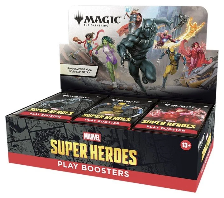 🔥 MARVEL x MTG PRE-ORDERS ARE LIVE! 🔥
Stop in and secure your Magic: The Gathering - Marvel Super Heroes Play Booster Box today!

🚀 Early Bird Price: $144.99
📈 Release Price: $169.99

Lock in your $25 savings before release day!
