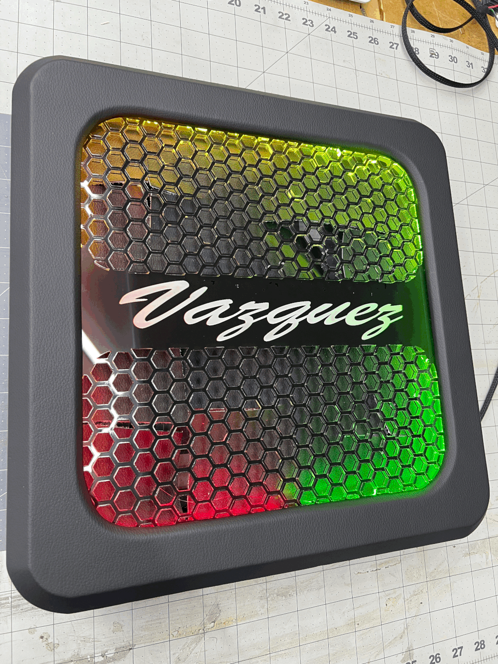 Acrylic Cup holder Panel GM 2019+ — 10k.Customz LLC