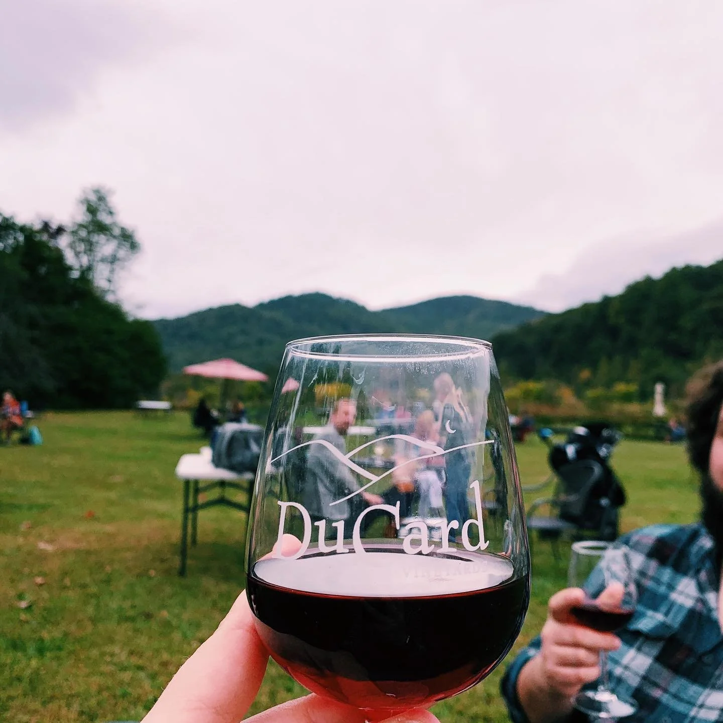 We figured out where their logo came from! ⛰ We had an awesome time enjoying some wine in a Covid friendly way.