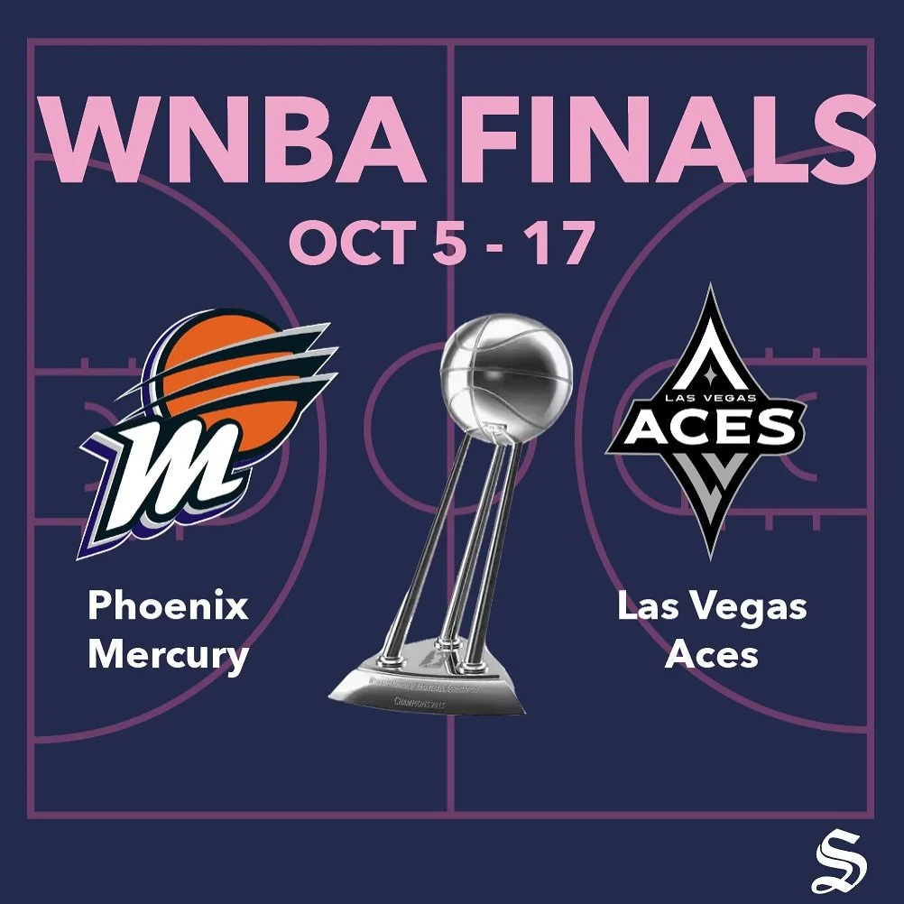 With all the WNBA drama this season, you do NOT want to miss these Finals! 🔥🏀

Swipe for schedule 🗓️, trophy deets 🏆, &amp; what to watch 👀

Who do you think will take the crown? 👑

#WNBA #WNBAFinals #WomensBasketball #PheonixMercury #LasVegasA