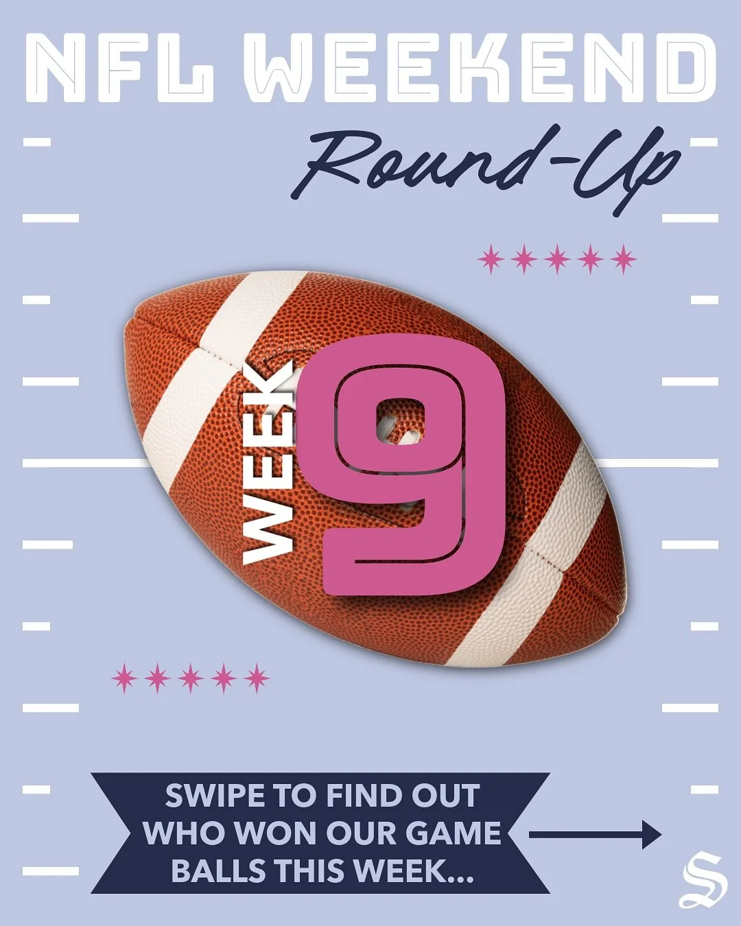 Some heroes break records. Some save kneecaps. Some&hellip; accidentally ghost your fantasy team. 

Week 9 had it all, including JJ McCarthy&rsquo;s comeback to Cam Little&rsquo;s history-making kick.

Game Balls 🏅 are in. Swipe to see who made (or 