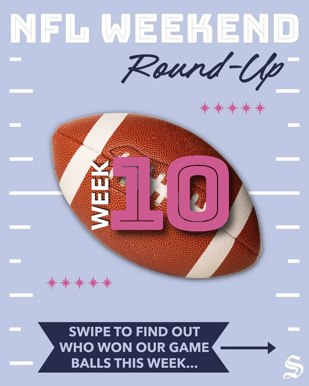 Week 10: where coaches troll, kids get MNF permission slips, Berlin becomes a JT highlight reel, and Stafford hosted a masterclass.

Tap through for the moments that ran our group chats. 🔥

📹: via @espnnfl 
📹: @rams 
📹: @maryisbananas 
📹: @colts