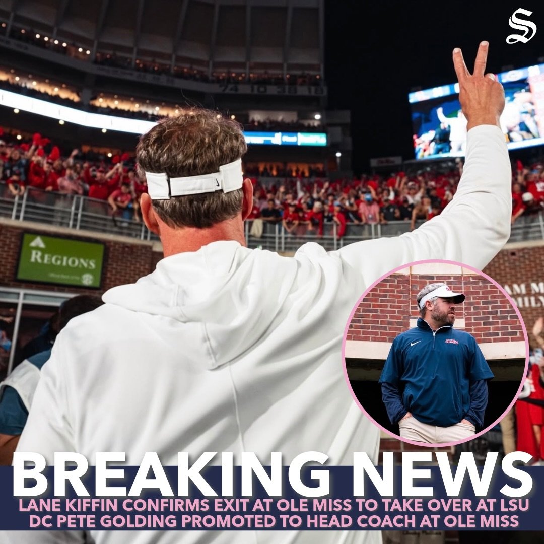 📍What&rsquo;s Going On:
Lane Kiffin is leaving Ole Miss to take the head coaching job at
LSU. In the immediate aftermath, Ole Miss moved quickly and elevated defensive coordinator Pete Golding to head coach.

🏈What We Know:
Kiffin&rsquo;s departure