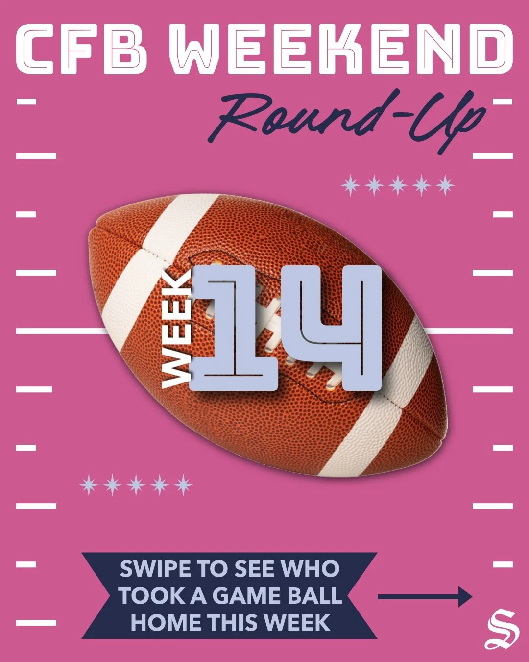 Week 14 wasn&rsquo;t subtle.
Here are the Game Balls to prove it.

📹: @espncfb 
📹: @thebrutusbuckeye 

#sportssorority #gameballs