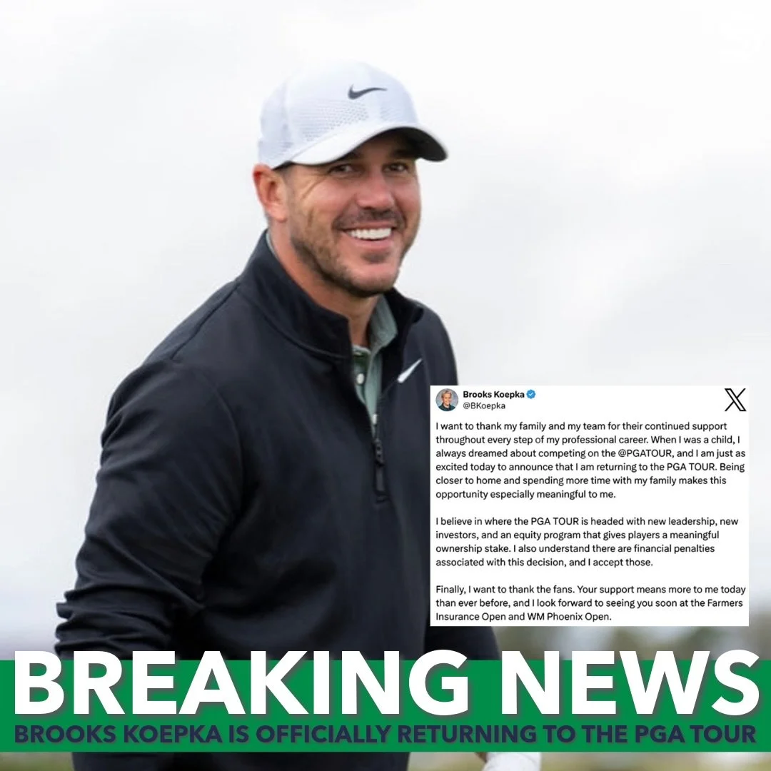 BREAKING NEWS🚨: Brooks Koepka is officially returning to the PGA Tour.

After leaving for LIV Golf in 2022, Koepka becomes the first major champion to come back under the PGA Tour&rsquo;s newly announced Returning Member Program.

Here&rsquo;s what 