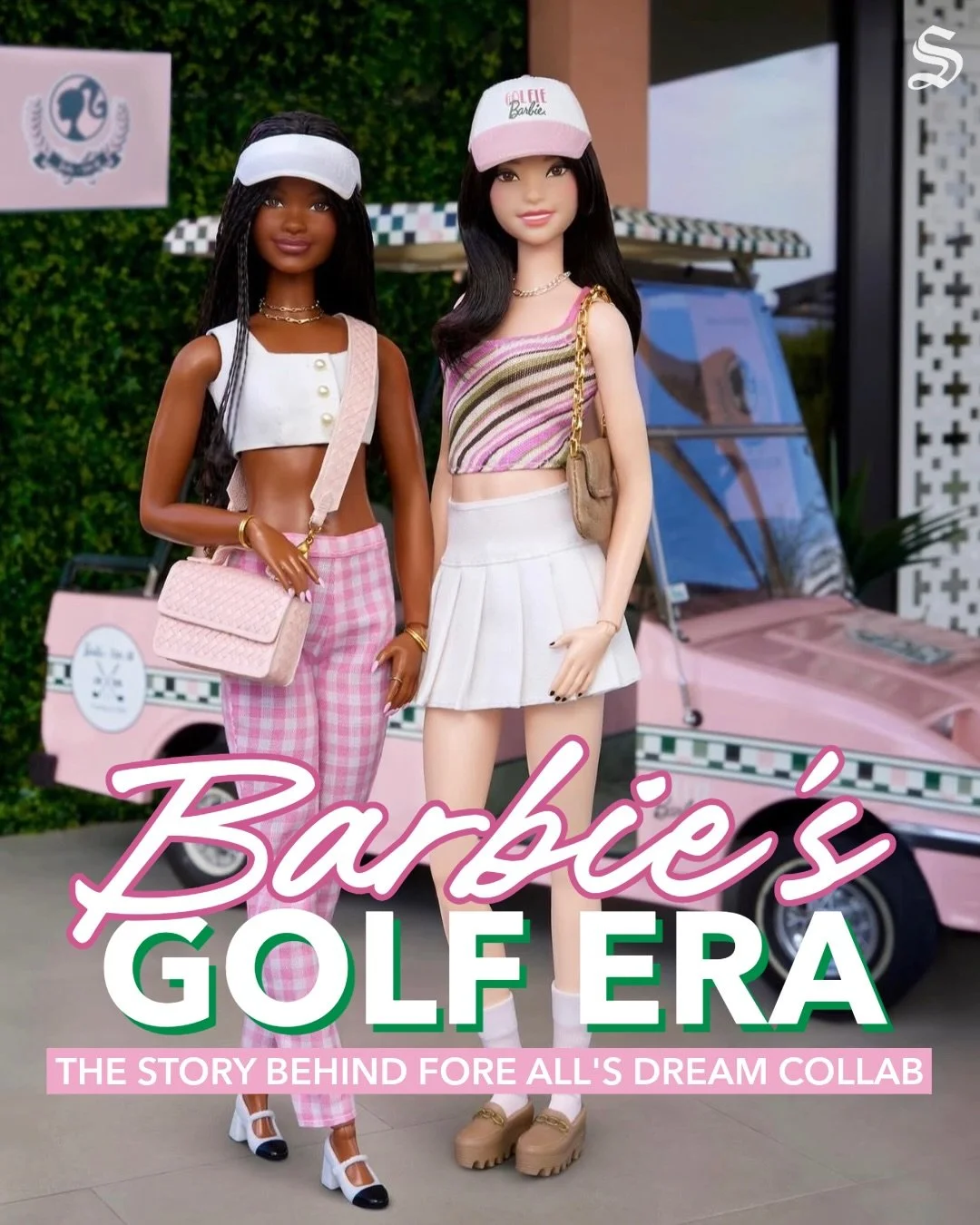 Barbie is a golfer now. 💗⛳️ 

And the story behind one of our favorite collabs is almost as good as the collection itself.

💬What&rsquo;s one thing that would make you more likely to try golf?

📷: @jenstyles 
📷: @fore.all 
📷: @barbiestyle 
📷: @